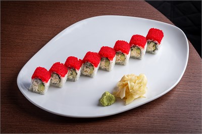 Ролл Калифорния с крабом 00932