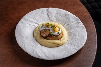 Котлеты из щуки с картофельным пюре  00911